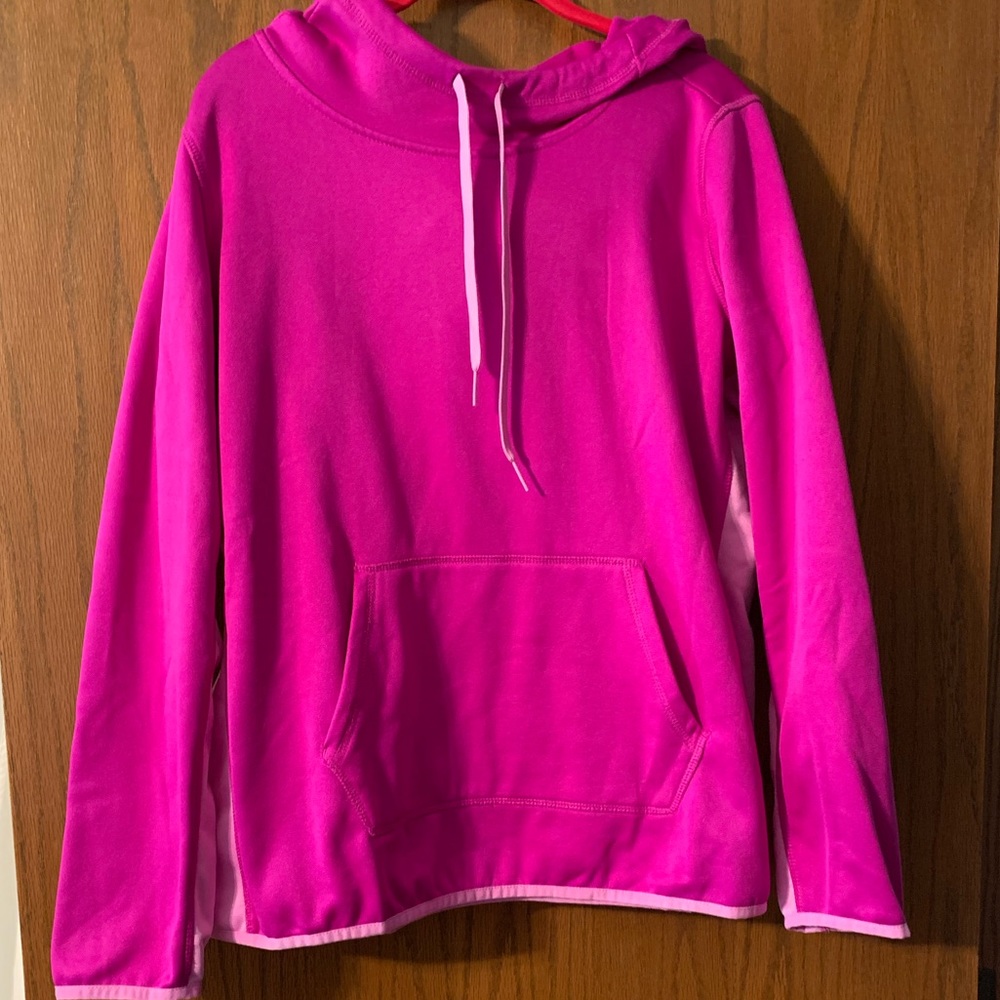 Magenta colored sweatshirt